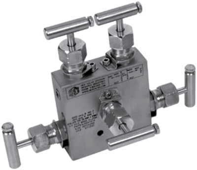 Hex Valve Five-Valve Differential Pressure Manifold Valve, PM75/PM76